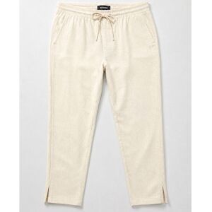 NovaMEN XXL Cream Linen Look Drawstring Pants Resort Casual NWT
